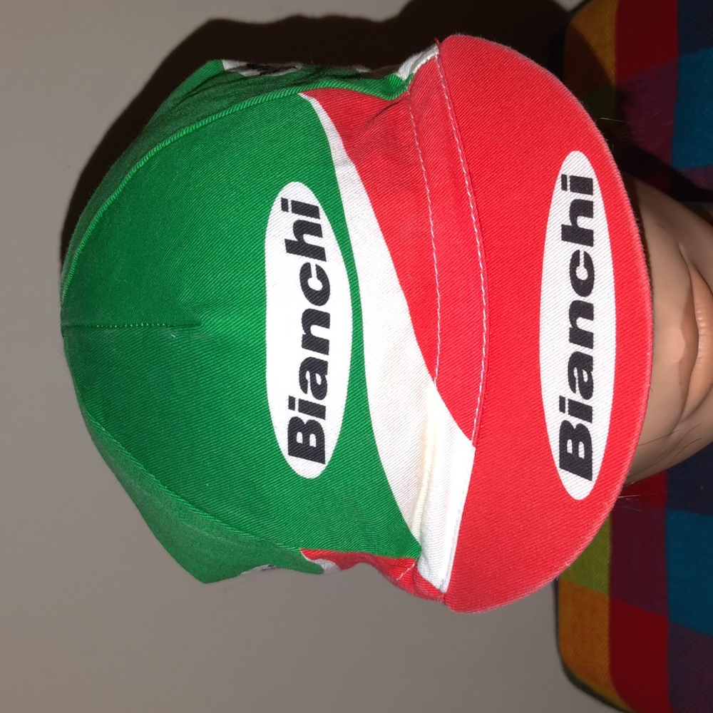 Bianchi Basic Bicycle Cycle Cap White Free Size B… - image 1